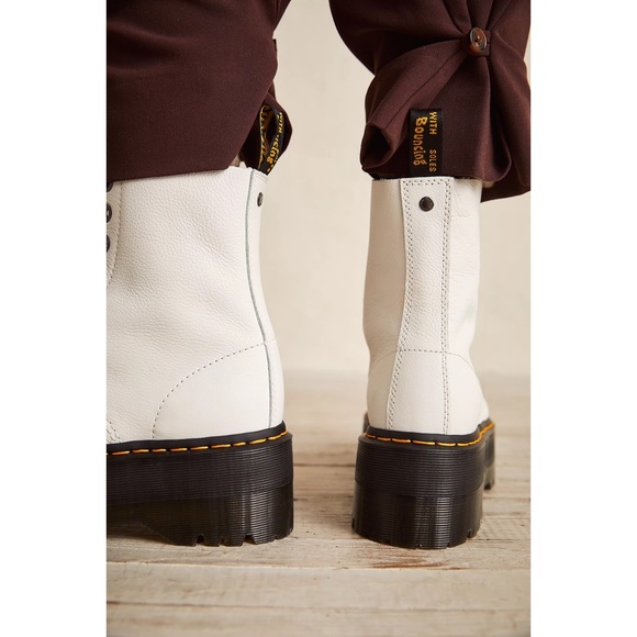 Free People x 1460 Pascal Max Pisa Leather Platform Combat Boots - Picture 14 of 15